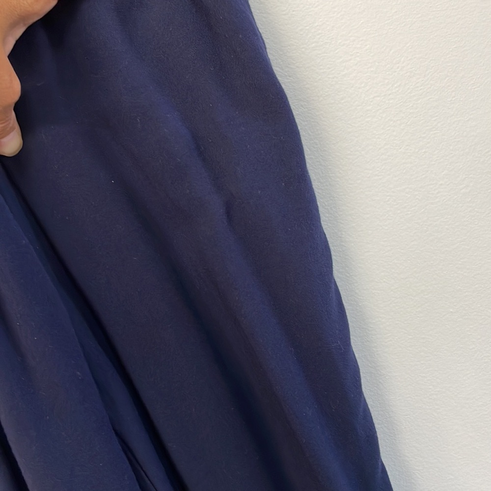 Necessary Objects Navy Jumpsuit Xs With Pockets - image 6